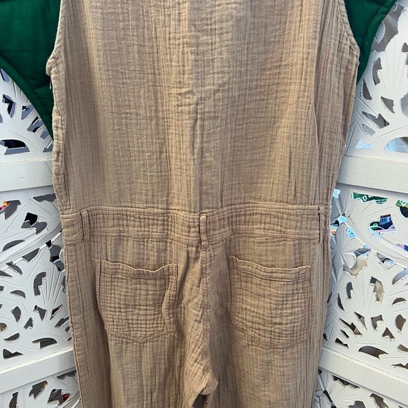 Acacia Swimwear basics beige Hollywood jumper. Gauze fabric. Size M. 100% cotton - Picture 6 of 6